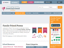 Tablet Screenshot of familyfriendpoems.com