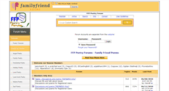 Desktop Screenshot of forums.familyfriendpoems.com